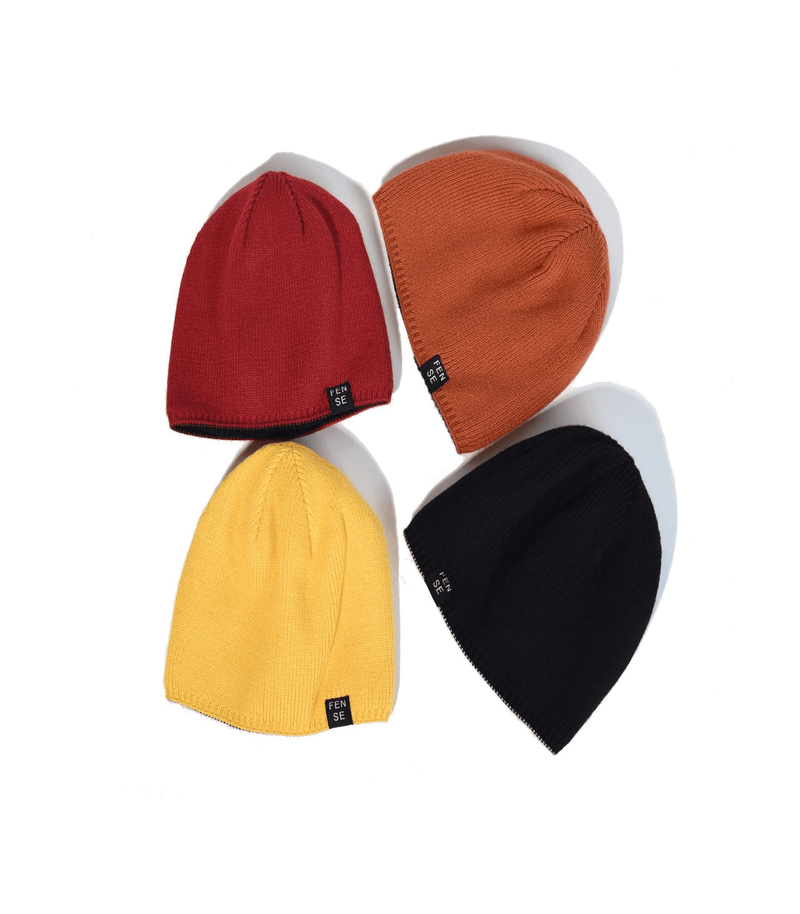 knitted cotton hat, view 3 - MRSLM