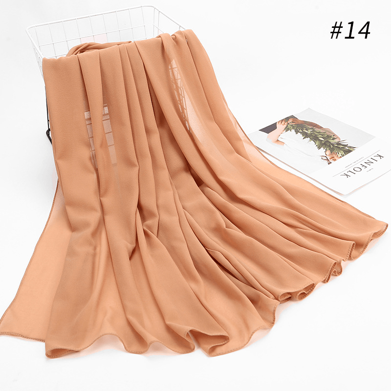 women's chiffon hijab headscarf, view 19 - MRSLM