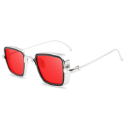 Men's retro metal frame sunglasses, view 6 - MRSLM