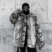 plus velvet thick floral coat, view 3 - MRSLM