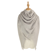women's square grid scarf, view 5 - MRSLM