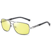 men's square color changing sunglasses, view 2 - MRSLM