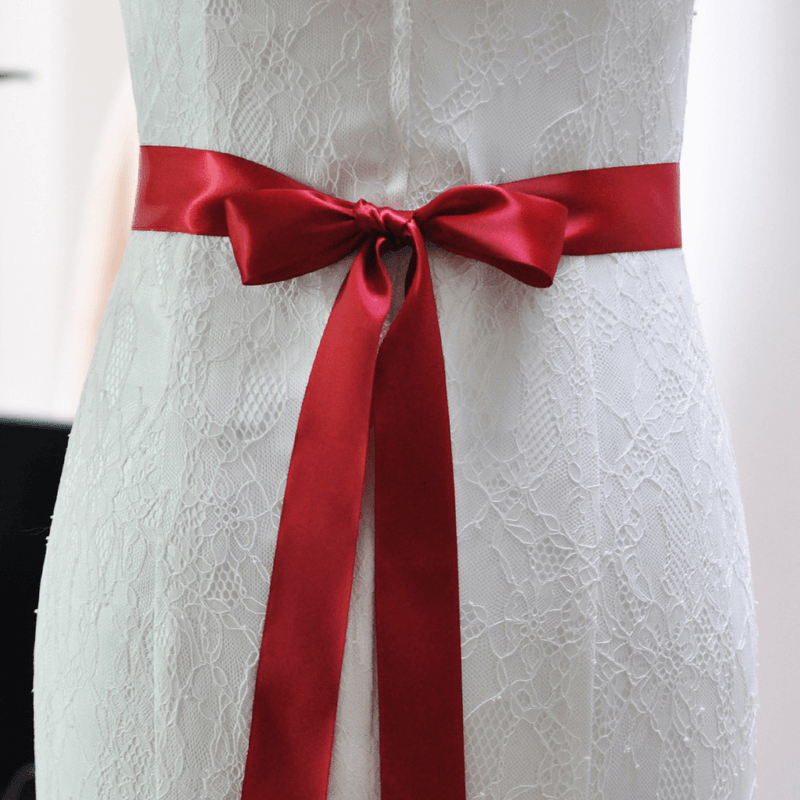 rhinestone bridal belt with bow, view 17 - MRSLM