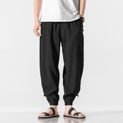 Summer New Style Chinese Style Thin Trousers Linen - MRSLM