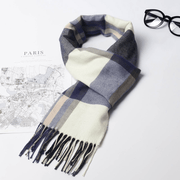 men's plaid warm scarf, view 7 - MRSLM