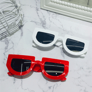 women's retro half-round sunglasses - MRSLM