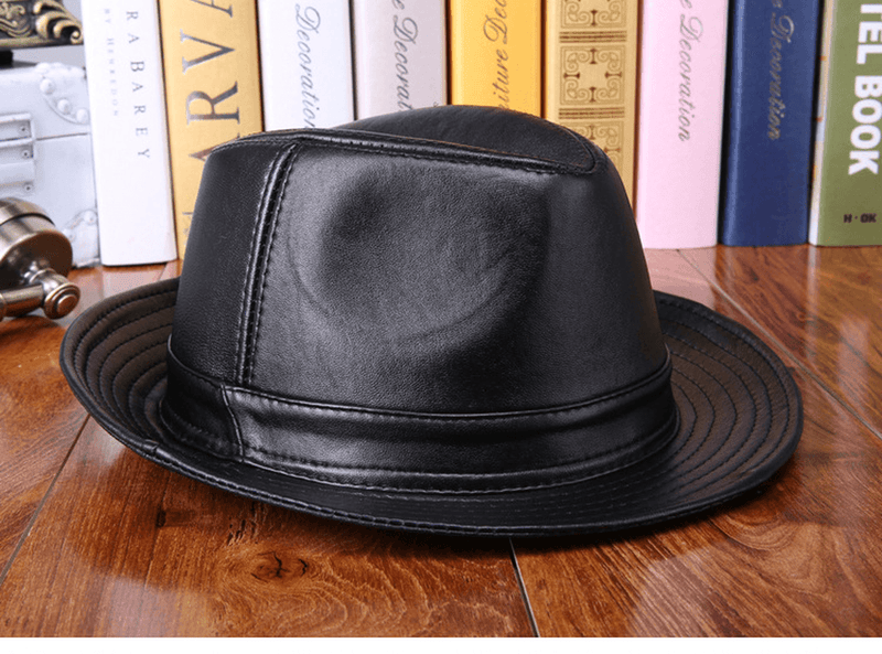 sheepskin big brim hat - MRSLM