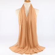 thick chiffon long scarf, view 10 - MRSLM