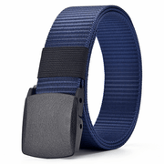men's braided canvas belt, view 9 - MRSLM