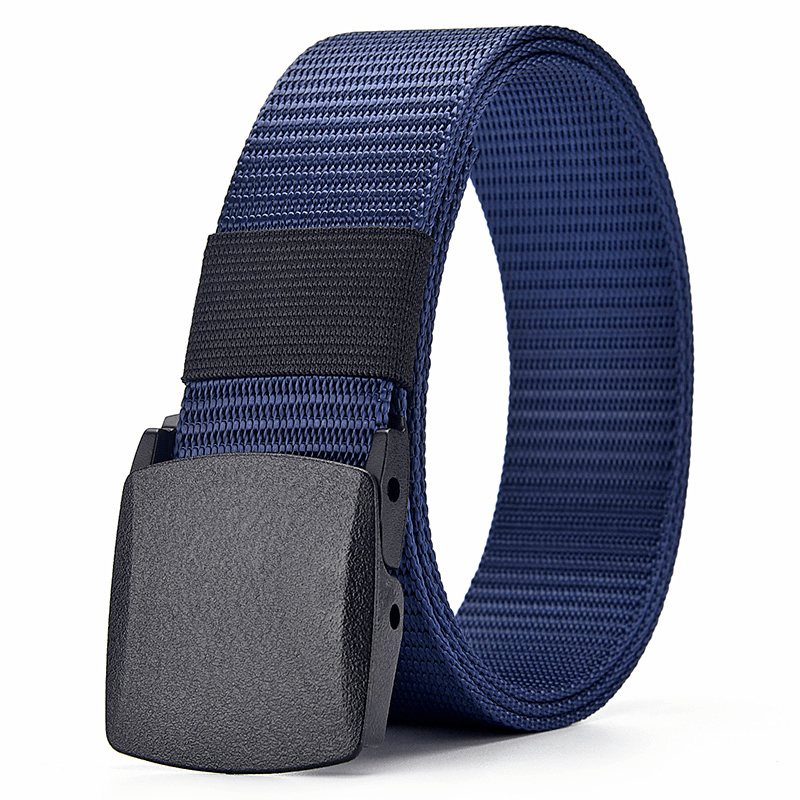 men's braided canvas belt, view 9 - MRSLM