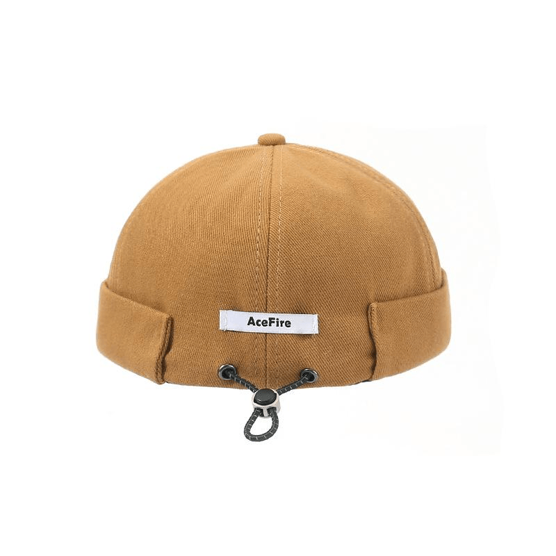 Creative letters drawstring flat cap, view 6 - MRSLM