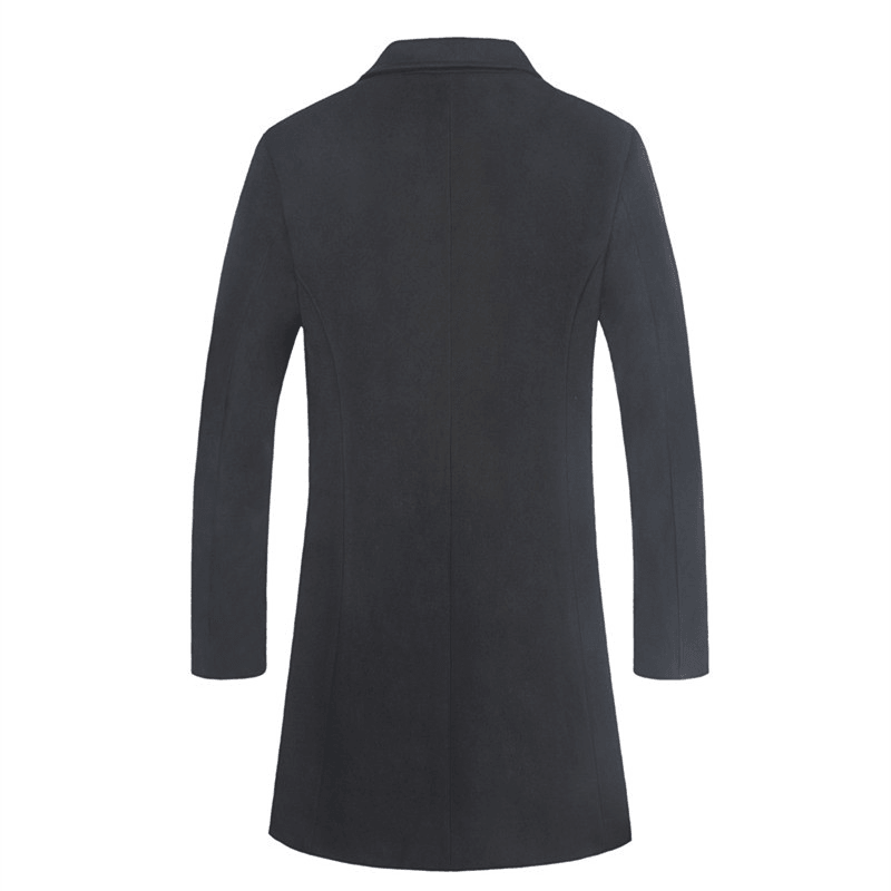 mid-length single-breasted jacket, view 6 - MRSLM