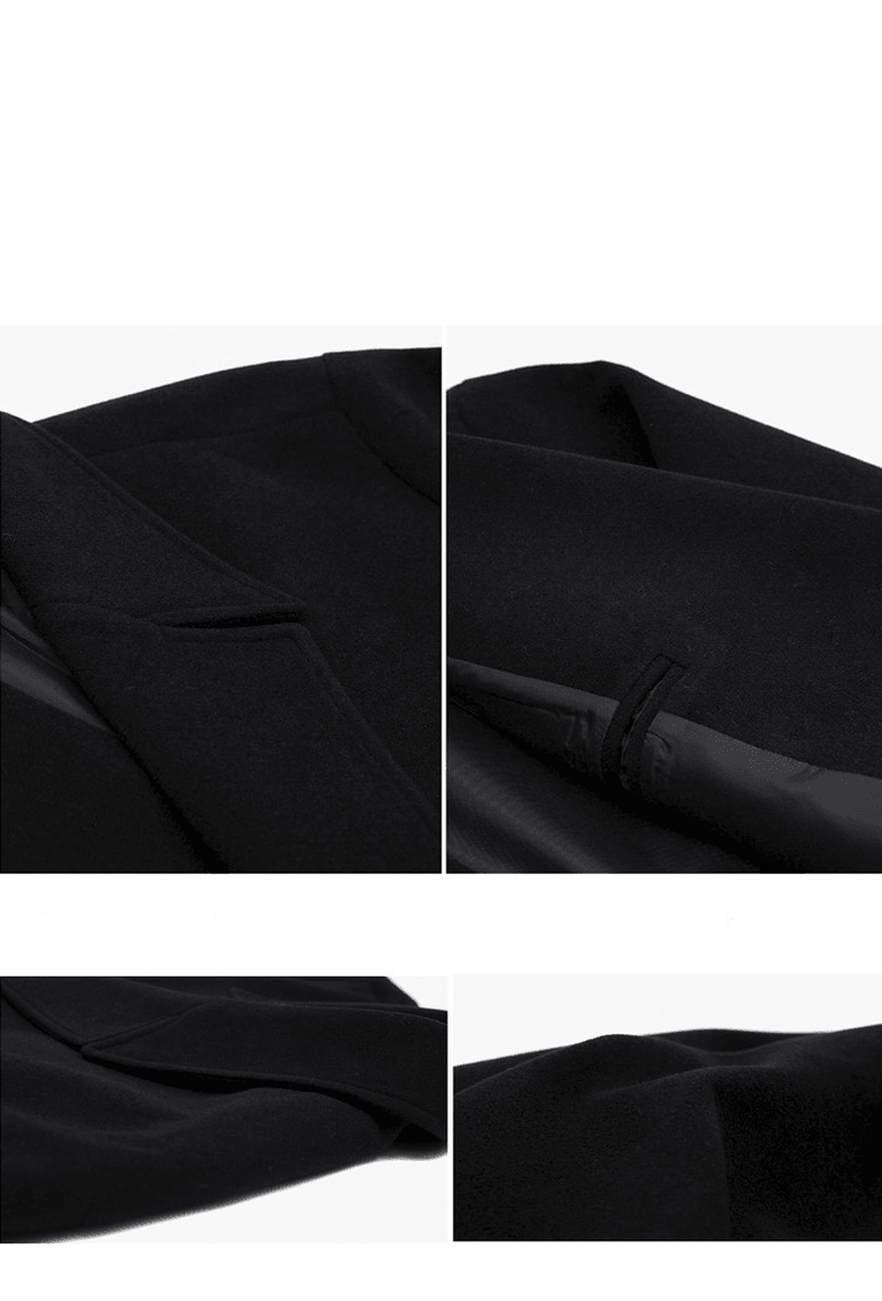 korean style windbreaker coat, view 3 - MRSLM