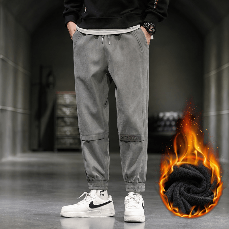 men's autumn winter overall pants, view 4 - MRSLM