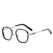 retro polygon glasses frame, view 3 - MRSLM