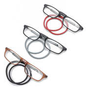 magnetic hanging neck reading glasses, view 3 - MRSLM