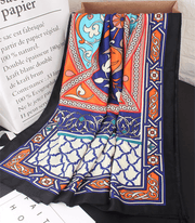 fringed ethnic cotton linen scarf, view 14 - MRSLM