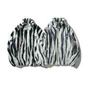 men's tie-dye lamb plush jacket, view 3 - MRSLM