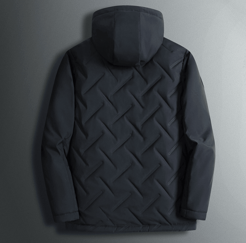 men's stand collar padded jacket, view 5 - MRSLM