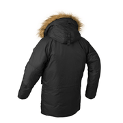 Men's aviator quilted winter coat, view 4 - MRSLM