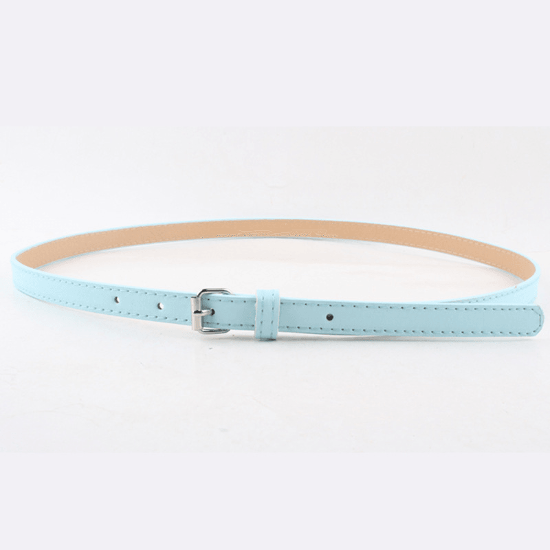 Thin Belt Fashion Belt Small Steel Buckle Belt - MRSLM