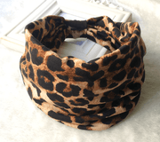 bohemian print wide elastic headband, view 5 - MRSLM