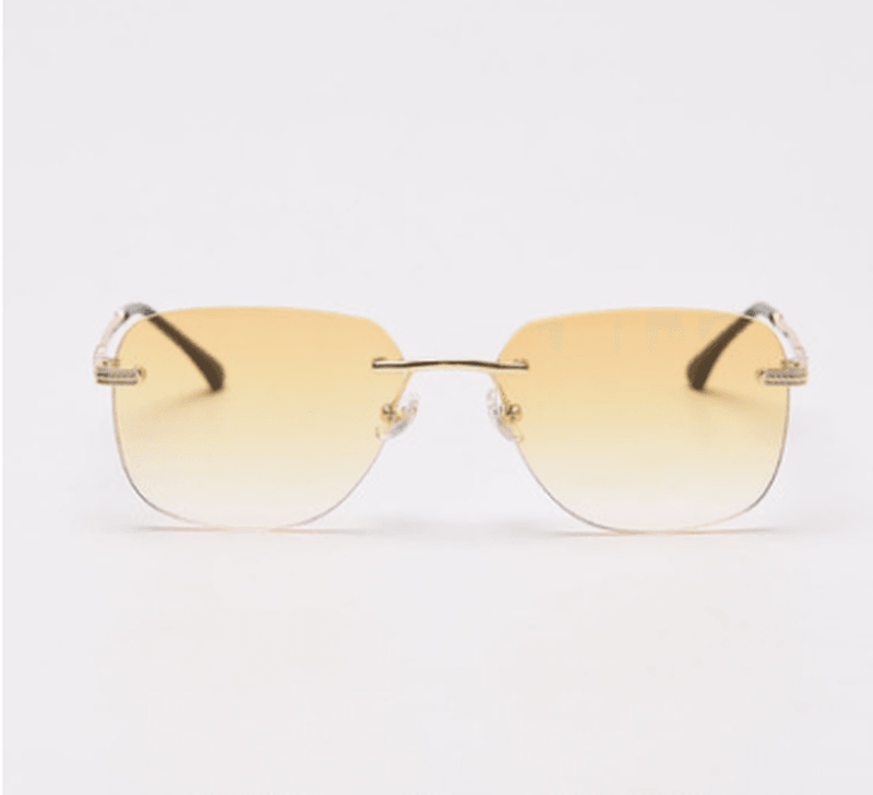 fashion rimless sunglasses, view 6 - MRSLM