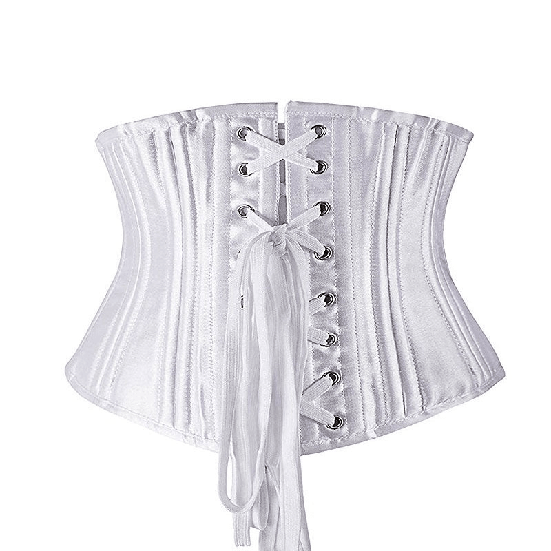 steel bone waist clip girdle, view 3 - MRSLM