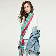 classic multicolor cotton scarf, view 4 - MRSLM