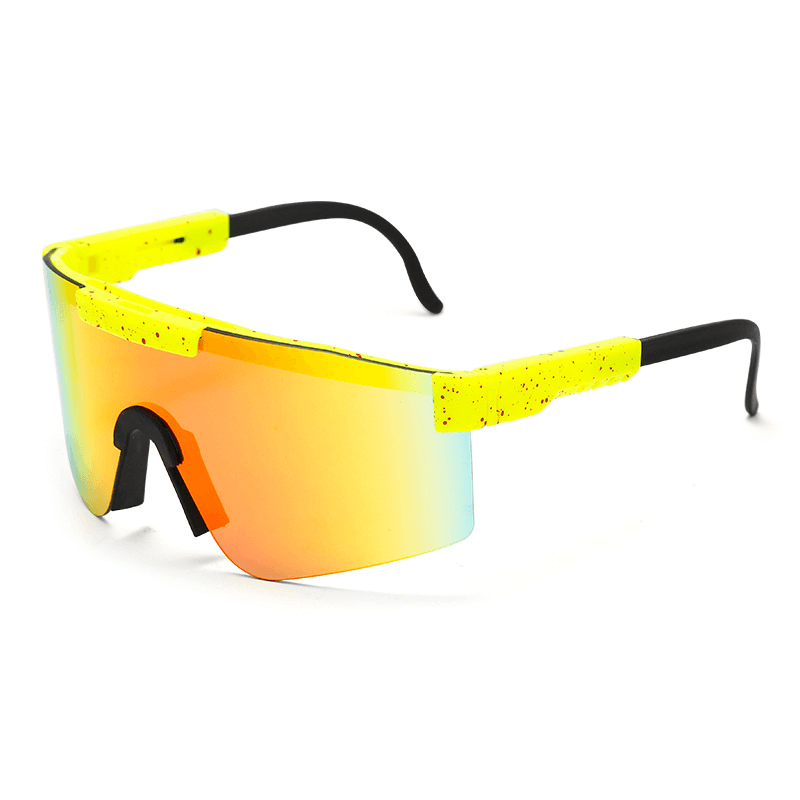 Colorful mirror film sports sunglasses, view 4 - MRSLM