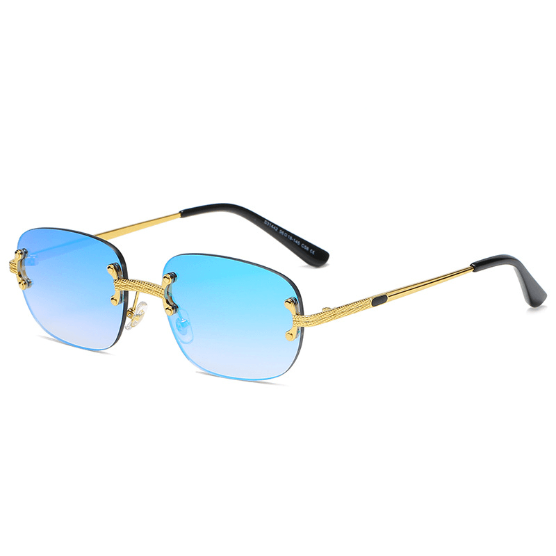 metal square color film sunglasses, view 4 - MRSLM