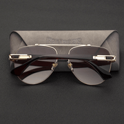 women's retro round frame sunglasses, view 2 - MRSLM