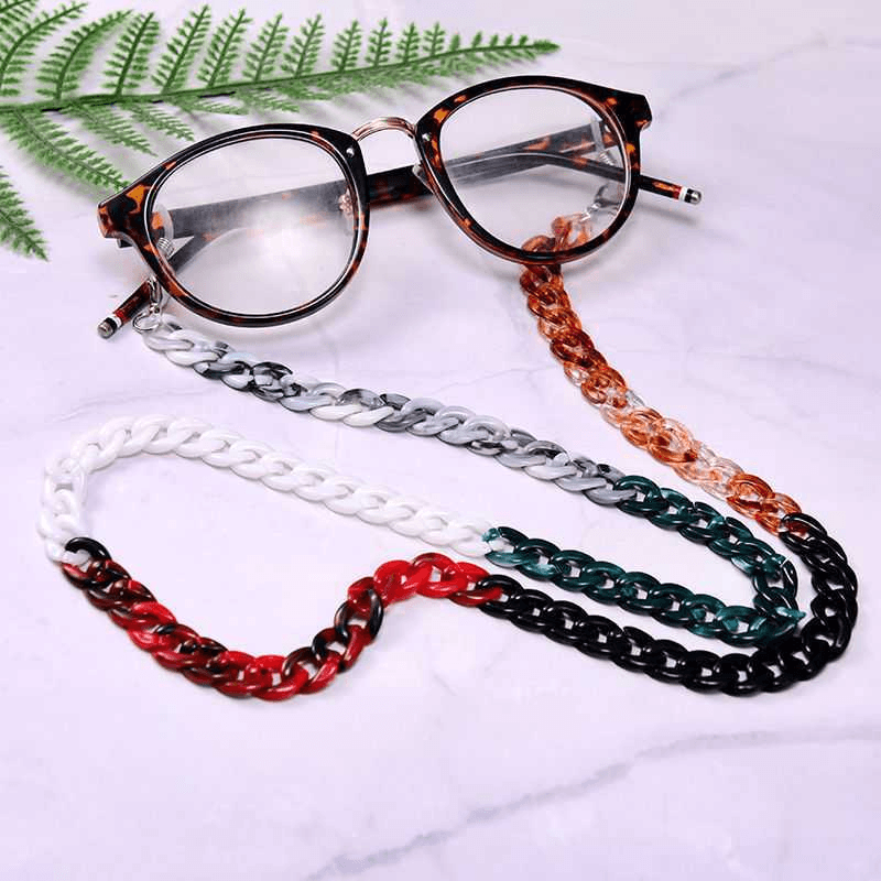 two-color glasses chain, view 3 - MRSLM