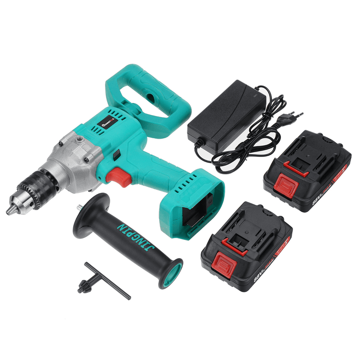 Brushless Electric Drill Cordless Electric Screwdriver 1/2" Chuck with Battery - MRSLM
