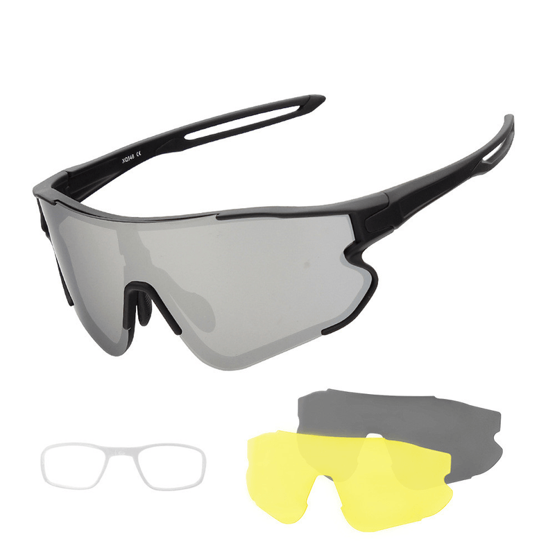 Polarized cycling glasses with interchangeable lens, view 6 - MRSLM