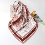 twill large square scarf, view 4 - MRSLM