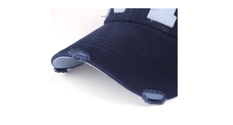 washed cotton baseball cap, view 4 - MRSLM