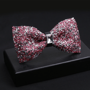 men's shiny bow tie, view 2 - MRSLM