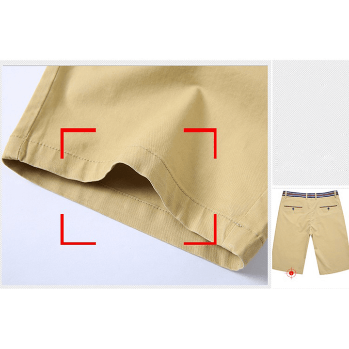 Summer Cotton Knee-Length Outdoor Cargo Pants for Men - MRSLM