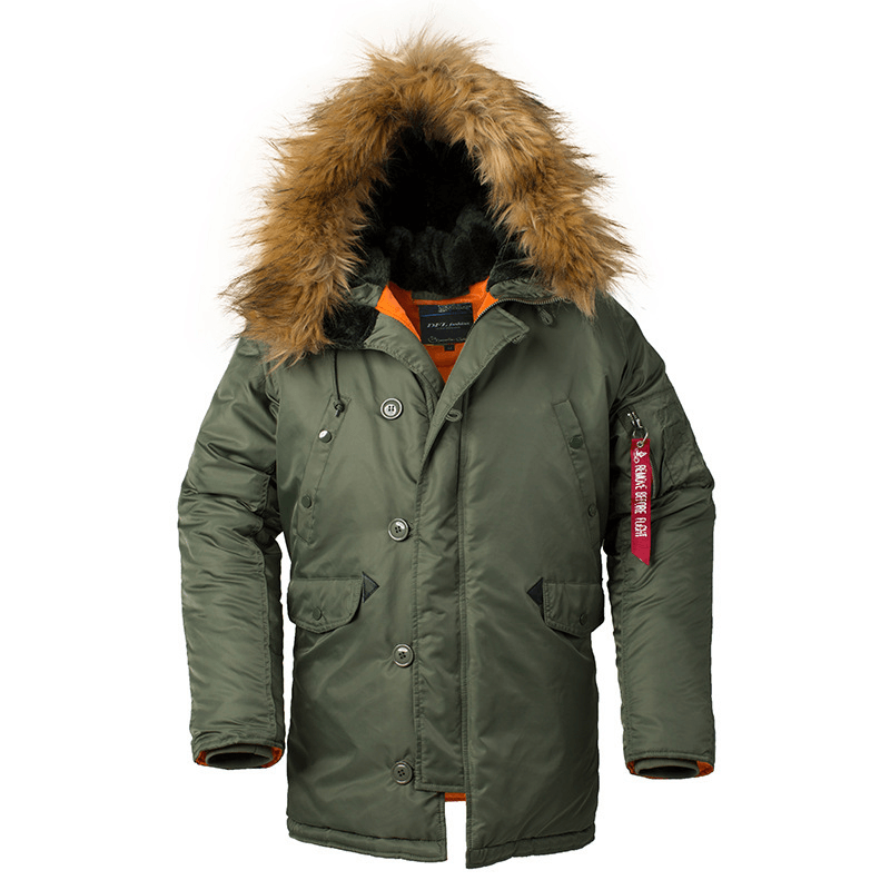 Men's aviator quilted winter coat - MRSLM