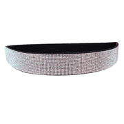 Women's rhinestone elastic wide belt, view 18 - MRSLM