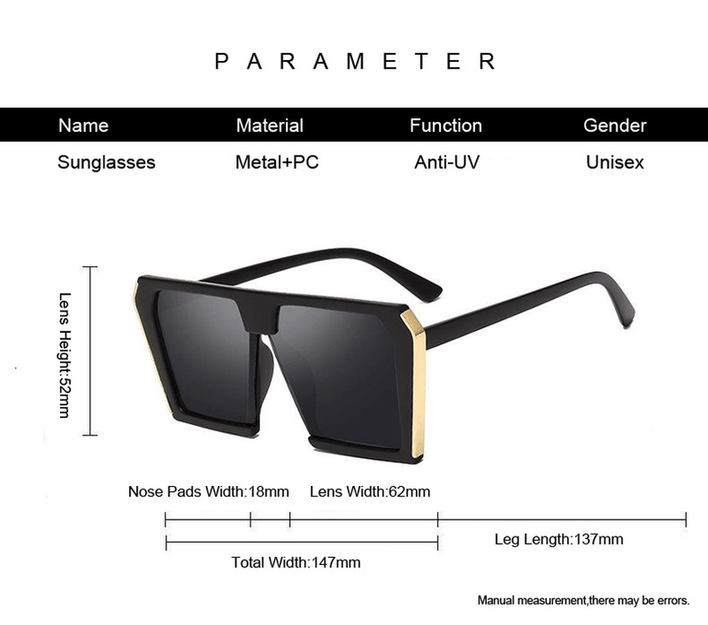 large frame womens metal sunglasses, view 8 - MRSLM