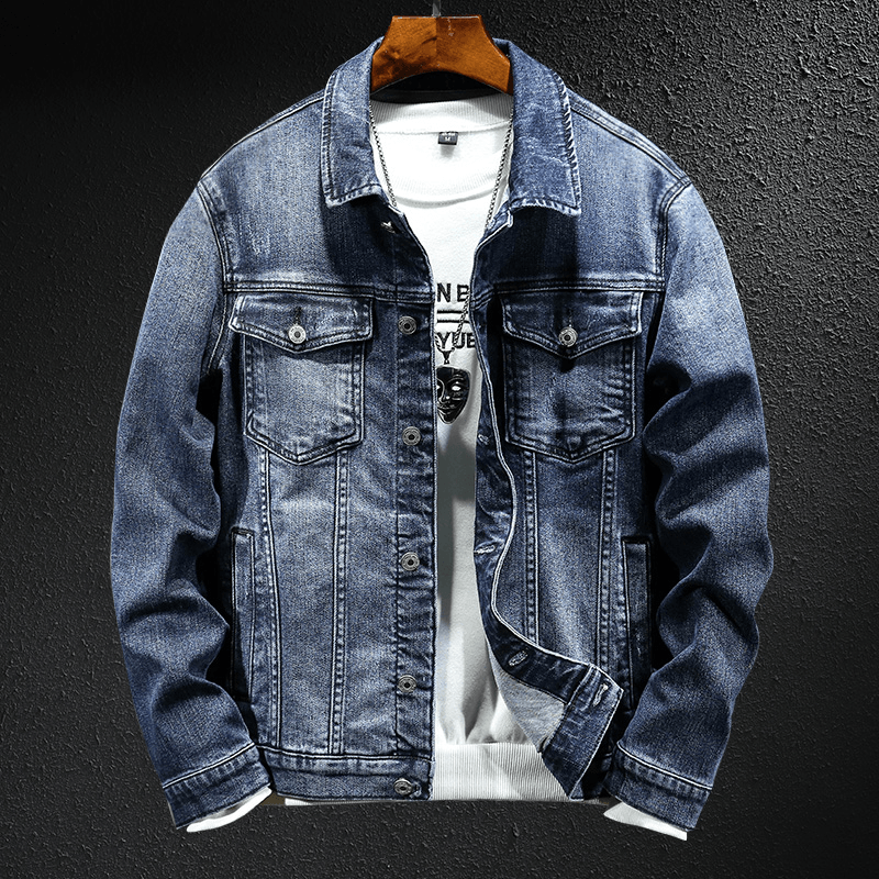 thick casual denim jacket - MRSLM