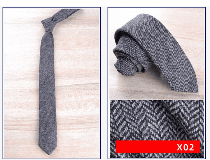 Wool Tie Men Formal Wear England - MRSLM