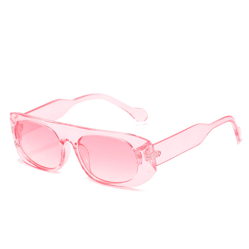 retro transparent frame women's sunglasses, view 5 - MRSLM