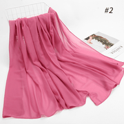 women's chiffon hijab headscarf, view 7 - MRSLM