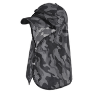 Men's outdoor camouflage sun hat, view 5 - MRSLM