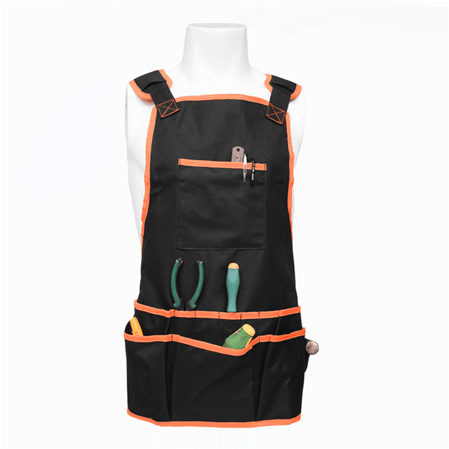 Multi-Functional Apron Garden Working Clothes Waterproof for Woodworking Car Repair Outdoor Barbecue Tools - MRSLM