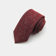 slim striped flannel tie, view 13 - MRSLM