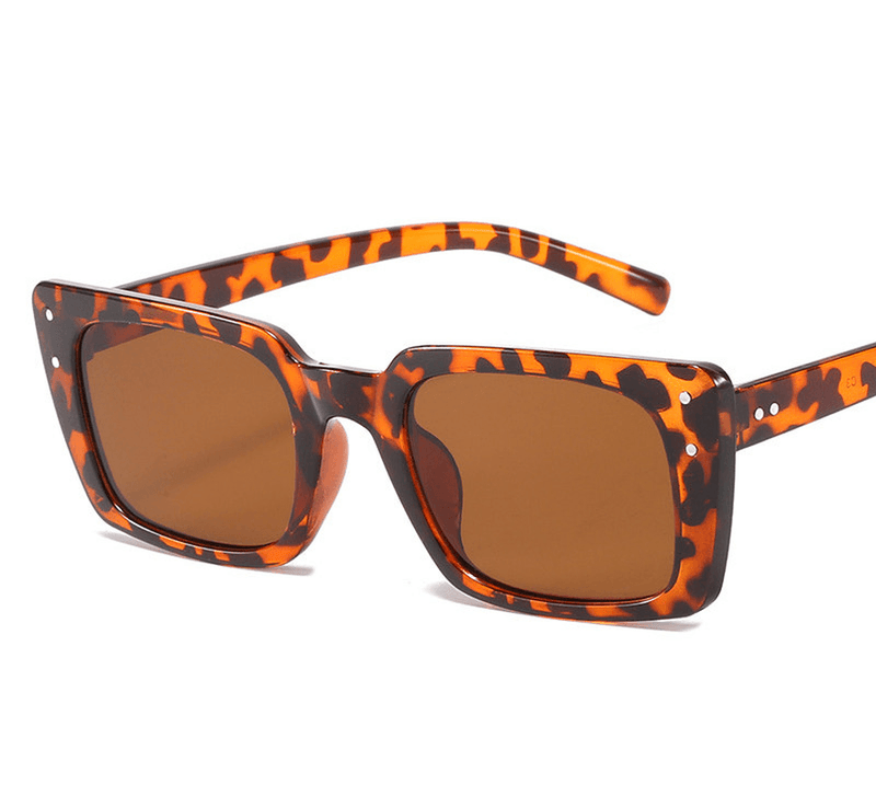 women's bright black square sunglasses, view 6 - MRSLM